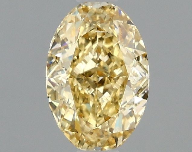 Loose Diamond - OVAL 1.03ct Fancy Intense Yellow VS2: Loose Diamond - OVAL 1.03ct Fancy Intense Yellow VS2 Source: This is a real non-mined Diamond that has been grown in a lab Shape: OVAL Carats: 1.03 Color: Fancy Intense Yellow Certification: IGI Video