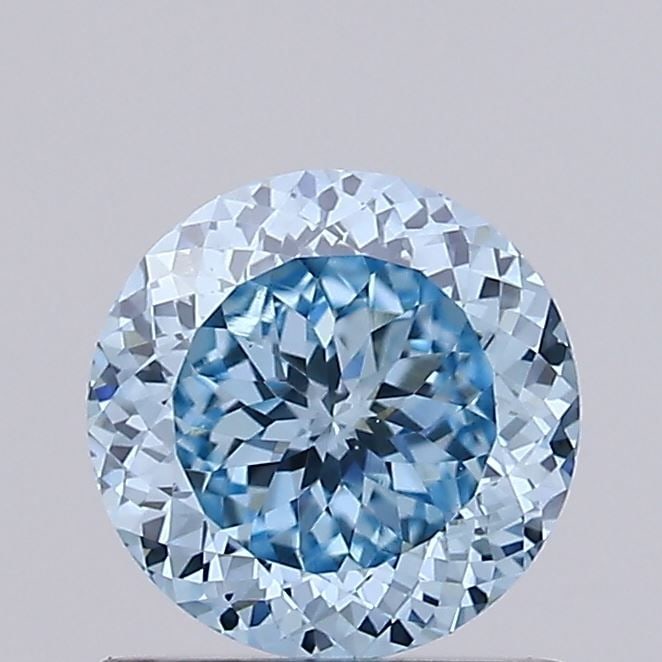 Loose Diamond - ROUND 0.93ct Fancy Vivid Blue VS1 (1 of 1)