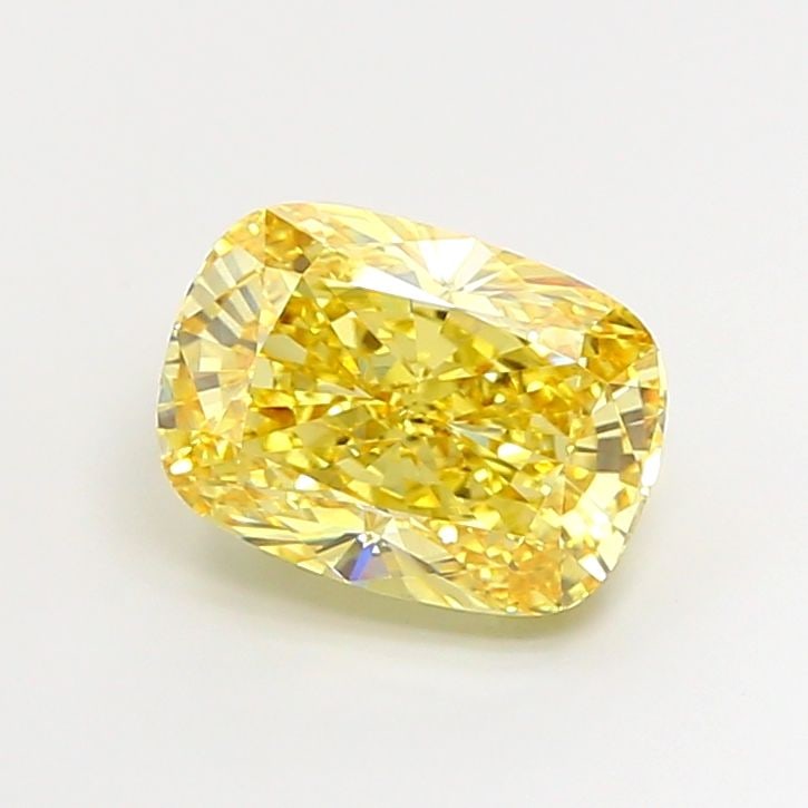 Loose Diamond - CUSHION MODIFIED 5.11ct Fancy Intense Yellow VS1 (1 of 1)