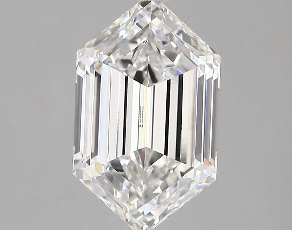 Loose Diamond - HEXAGONAL 2.88ct E VVS1: Loose Diamond - HEXAGONAL 2.88ct E VVS1 Source: This is a real non-mined Diamond that has been grown in a lab Shape: HEXAGONAL Carats: 2.88 Color: E Clarity: VVS1 Certification: IGI Video: