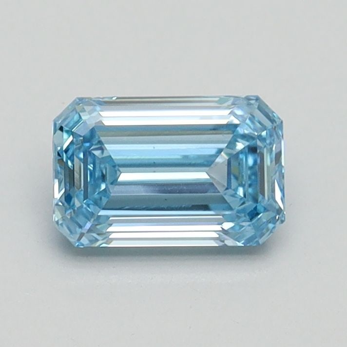Loose Diamond - EMERALD 0.7ct Fancy Intense Blue VS1 (1 of 1)