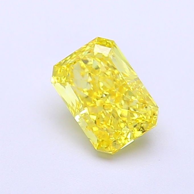 Loose Diamond - RADIANT 1.02ct Fancy Vivid Yellow VVS2: Loose Diamond - RADIANT 1.02ct Fancy Vivid Yellow VVS2 Source: This is a real non-mined Diamond that has been grown in a lab Shape: RADIANT Carats: 1.02 Color: Fancy Vivid Yellow Certification: IGI Vi