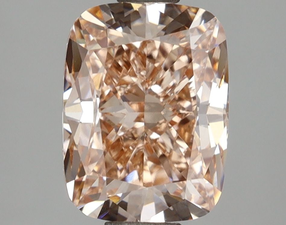 Loose Diamond - CUSHION MODIFIED 2.51ct Fancy Brown Orange VS1: Loose Diamond - CUSHION MODIFIED 2.51ct Fancy Brown Orange VS1 Source: This is a real non-mined Diamond that has been grown in a lab Shape: CUSHION MODIFIED Carats: 2.51 Color: Fancy Brown Orange Cert