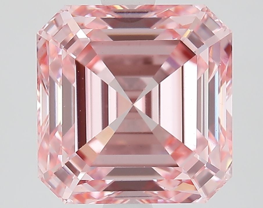 Loose Diamond - SQUARE EMERALD 3.22ct Fancy Vivid Pink VS1: Loose Diamond - SQUARE EMERALD 3.22ct Fancy Vivid Pink VS1 Source: This is a real non-mined Diamond that has been grown in a lab Shape: SQUARE EMERALD Carats: 3.22 Color: Fancy Vivid Pink Certificatio