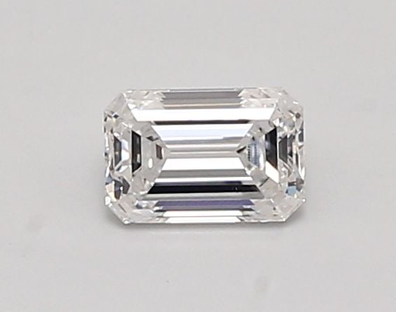 Loose Diamond - EMERALD 0.62ct D VVS2: Loose Diamond - EMERALD 0.62ct D VVS2 Source: This is a real non-mined Diamond that has been grown in a lab Shape: EMERALD Carats: 0.62 Color: D Clarity: VVS2 Certification: IGI Video: