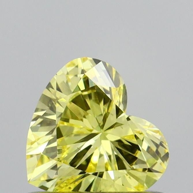 Loose Diamond - HEART 0.47ct Fancy Vivid Yellow VS2: Loose Diamond - HEART 0.47ct Fancy Vivid Yellow VS2 Source: This is a real non-mined Diamond that has been grown in a lab Shape: HEART Carats: 0.47 Color: Fancy Vivid Yellow Certification: IGI Video: