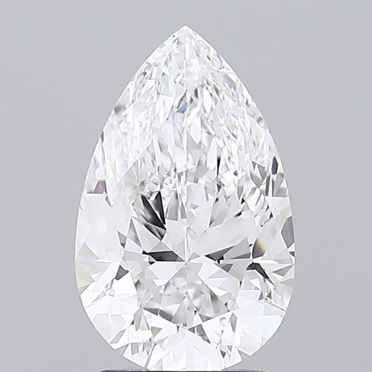 Loose Diamond - PEAR 2.23ct E VVS2: Loose Diamond - PEAR 2.23ct E VVS2 Source: This is a real non-mined Diamond that has been grown in a lab Shape: PEAR Carats: 2.23 Color: E Clarity: VVS2 Certification: IGI Video: