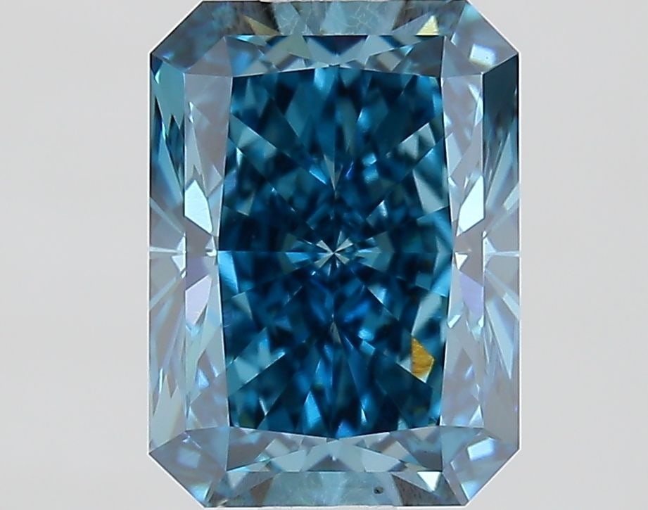 Loose Diamond - RADIANT 1.6ct Fancy Vivid Blue VS1: Loose Diamond - RADIANT 1.6ct Fancy Vivid Blue VS1 Source: This is a real non-mined Diamond that has been grown in a lab Shape: RADIANT Carats: 1.6 Color: Fancy Vivid Blue Certification: IGI Video: