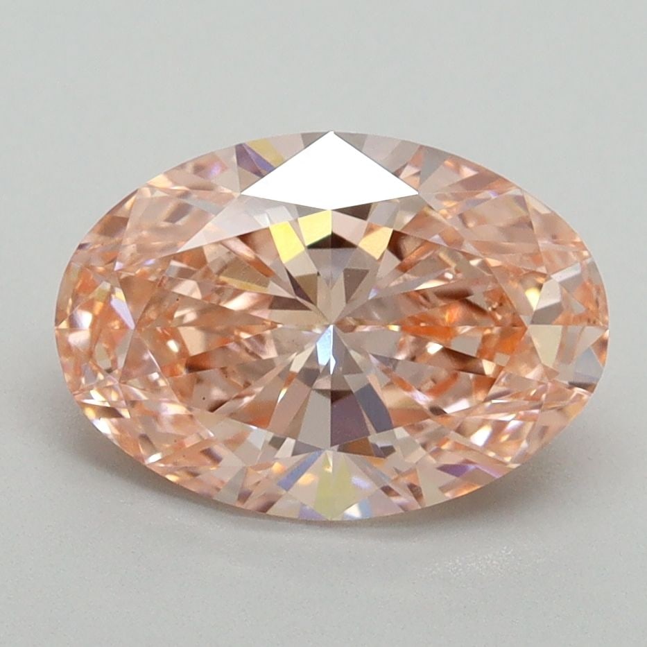 Loose Diamond - OVAL 2.15ct Fancy Vivid Pink VS1: Loose Diamond - OVAL 2.15ct Fancy Vivid Pink VS1 Source: This is a real non-mined Diamond that has been grown in a lab Shape: OVAL Carats: 2.15 Color: Fancy Vivid Pink Certification: IGI Video: