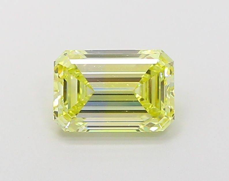Loose Diamond - EMERALD 1.76ct Fancy Intense Yellow VS1: Loose Diamond - EMERALD 1.76ct Fancy Intense Yellow VS1 Source: This is a real non-mined Diamond that has been grown in a lab Shape: EMERALD Carats: 1.76 Color: Fancy Intense Yellow Certification: IGI