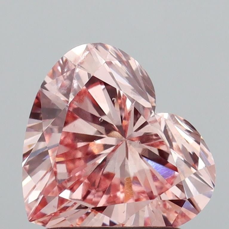 Loose Diamond - HEART 1.5ct Fancy Intense Pink SI2: Loose Diamond - HEART 1.5ct Fancy Intense Pink SI2 Source: This is a real non-mined Diamond that has been grown in a lab Shape: HEART Carats: 1.5 Color: Fancy Intense Pink Certification: IGI Video: