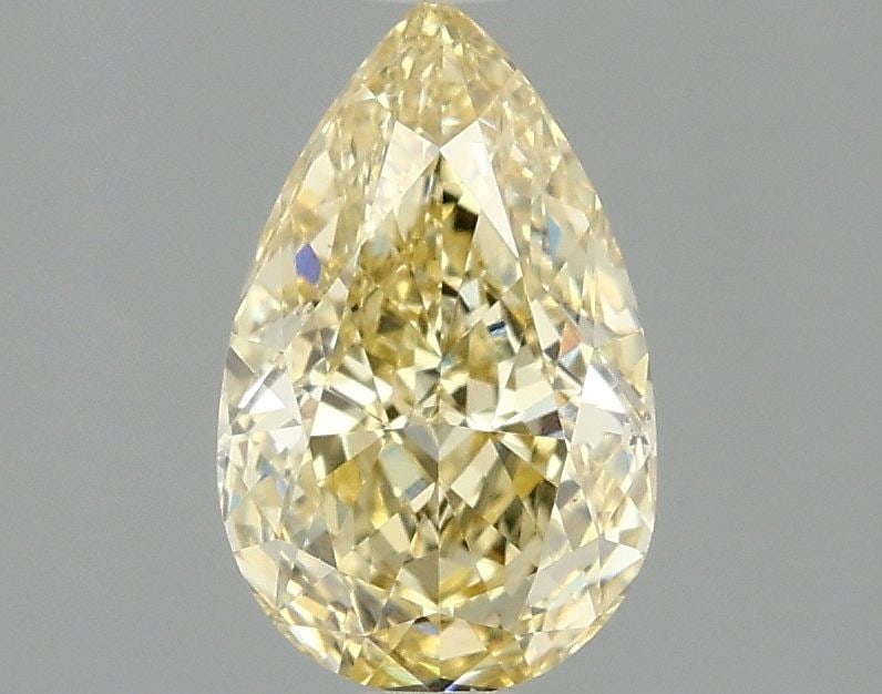 Loose Diamond - PEAR 1.5ct Fancy Intense Yellow SI1: Loose Diamond - PEAR 1.5ct Fancy Intense Yellow SI1 Source: This is a real non-mined Diamond that has been grown in a lab Shape: PEAR Carats: 1.5 Color: Fancy Intense Yellow Certification: IGI Video: