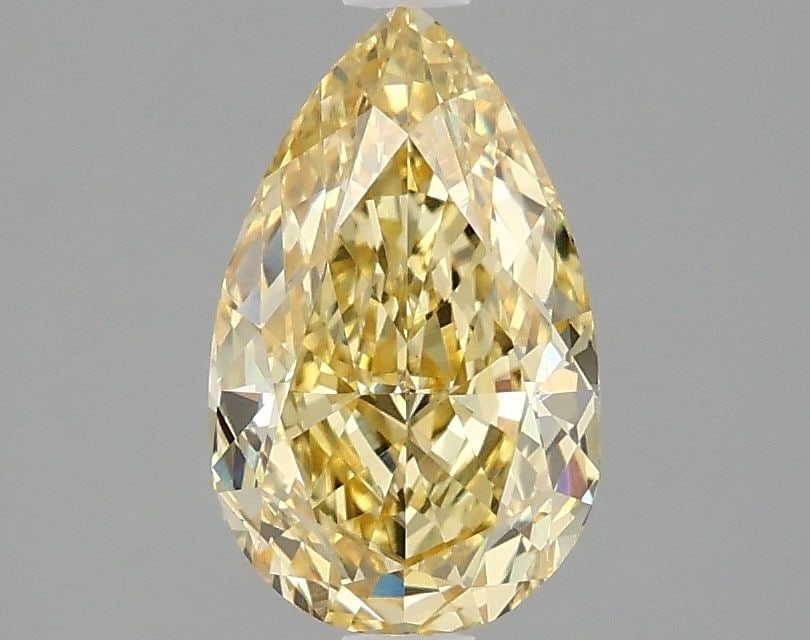 Loose Diamond - PEAR 1.51ct Fancy Intense Yellow VS1: Loose Diamond - PEAR 1.51ct Fancy Intense Yellow VS1 Source: This is a real non-mined Diamond that has been grown in a lab Shape: PEAR Carats: 1.51 Color: Fancy Intense Yellow Certification: IGI