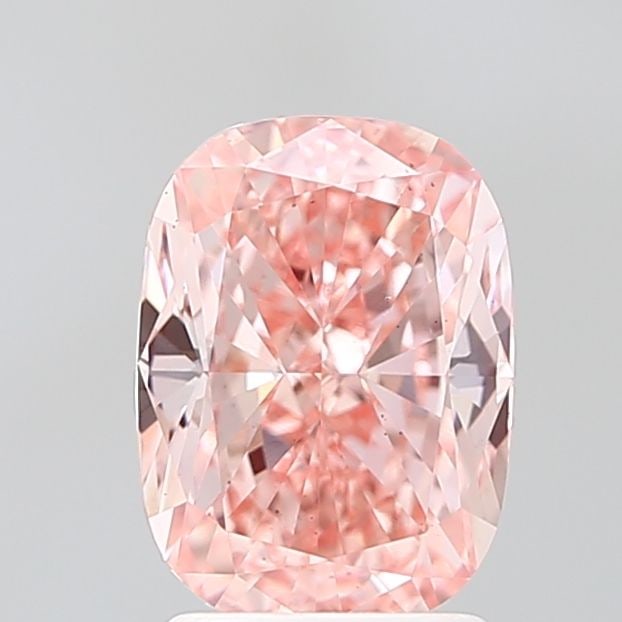 Loose Diamond - CUSHION MODIFIED 2.57ct Fancy Vivid Pink VS2: Loose Diamond - CUSHION MODIFIED 2.57ct Fancy Vivid Pink VS2 Source: This is a real non-mined Diamond that has been grown in a lab Shape: CUSHION MODIFIED Carats: 2.57 Color: Fancy Vivid Pink Certific