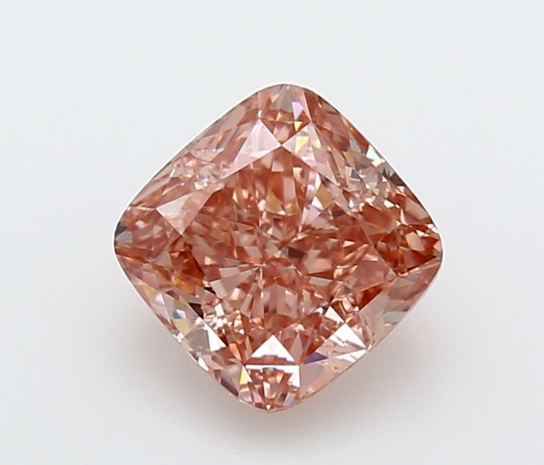 Loose Diamond - CUSHION MODIFIED 2.01ct Fancy Vivid Brownish Pink VS1: Loose Diamond - CUSHION MODIFIED 2.01ct Fancy Vivid Brownish Pink VS1 Source: This is a real non-mined Diamond that has been grown in a lab Shape: CUSHION MODIFIED Carats: 2.01 Color: Fancy Vivid Brow