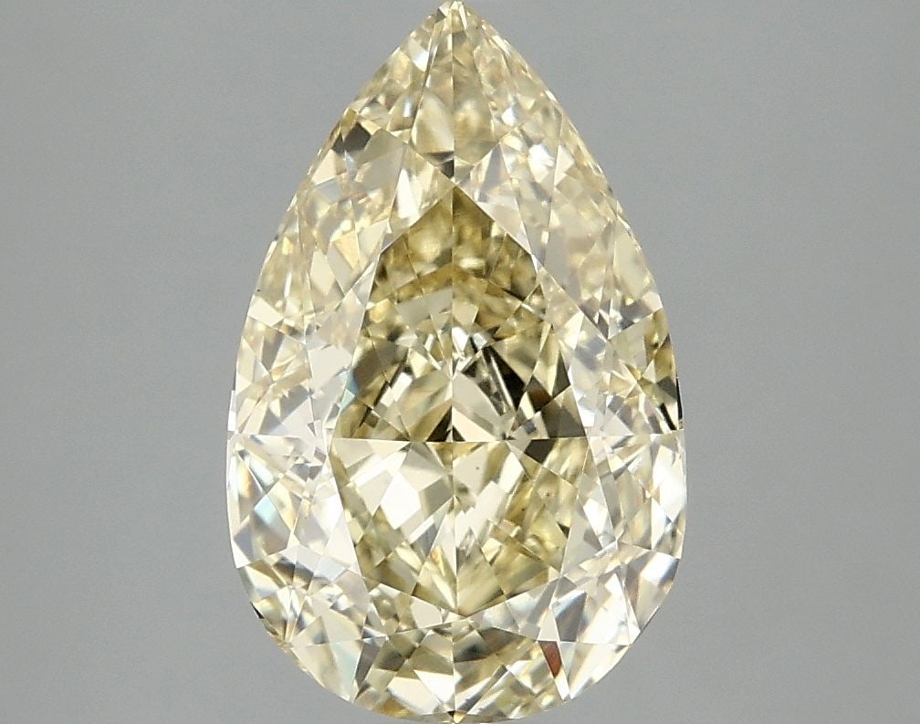 Loose Diamond - PEAR 3.03ct Fancy Intense Yellow VS1: Loose Diamond - PEAR 3.03ct Fancy Intense Yellow VS1 Source: This is a real non-mined Diamond that has been grown in a lab Shape: PEAR Carats: 3.03 Color: Fancy Intense Yellow Certification: IGI Video