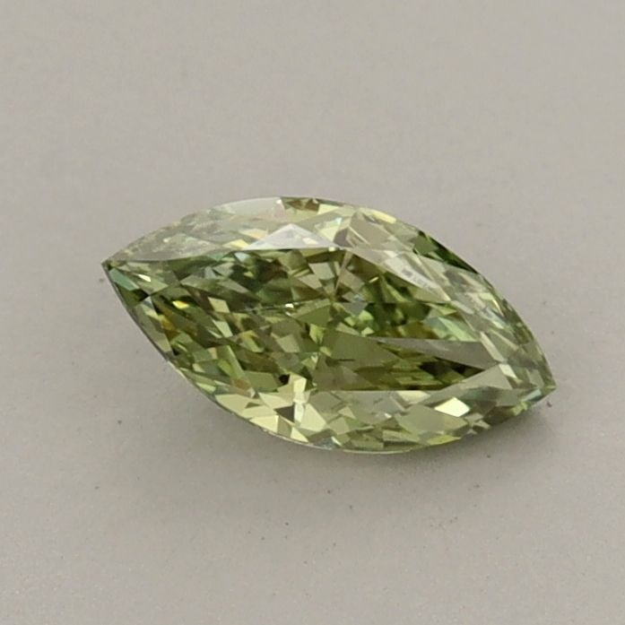 Loose Diamond - MARQUISE 0.47ct Fancy Vivid Green VS2: Loose Diamond - MARQUISE 0.47ct Fancy Vivid Green VS2 Source: This is a real non-mined Diamond that has been grown in a lab Shape: MARQUISE Carats: 0.47 Color: Fancy Vivid Green Certification: IGI Vid
