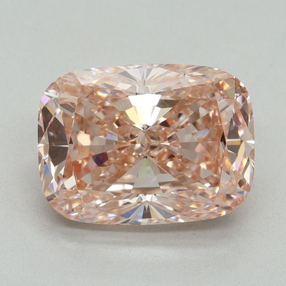 Loose Diamond - CUSHION BRILLIANT 3.16ct Fancy Intense Pink VS2: Loose Diamond - CUSHION BRILLIANT 3.16ct Fancy Intense Pink VS2 Source: This is a real non-mined Diamond that has been grown in a lab Shape: CUSHION BRILLIANT Carats: 3.16 Color: Fancy Intense Pink Ce
