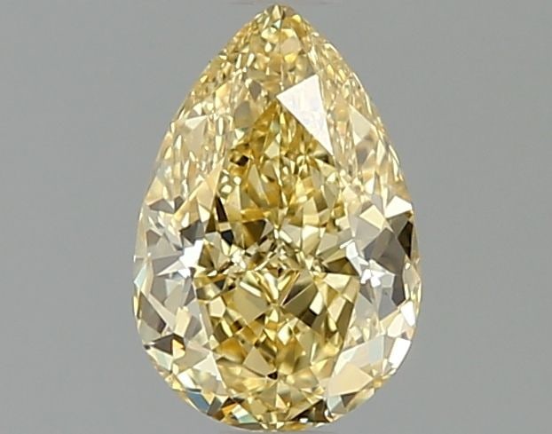 Loose Diamond - PEAR 1.06ct Fancy Intense Yellow VS1: Loose Diamond - PEAR 1.06ct Fancy Intense Yellow VS1 Source: This is a real non-mined Diamond that has been grown in a lab Shape: PEAR Carats: 1.06 Color: Fancy Intense Yellow Certification: IGI Video