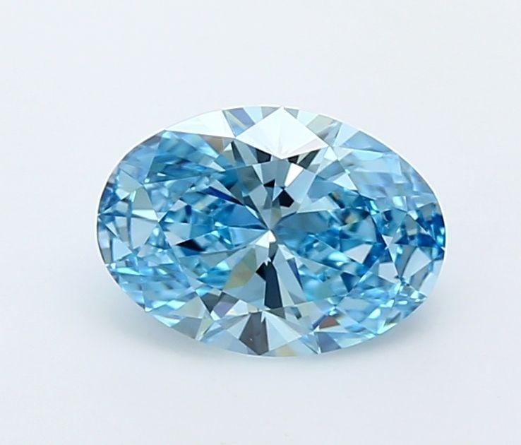 Loose Diamond - OVAL 1.49ct Fancy Vivid Blue VVS1: Loose Diamond - OVAL 1.49ct Fancy Vivid Blue VVS1 Source: This is a real non-mined Diamond that has been grown in a lab Shape: OVAL Carats: 1.49 Color: Fancy Vivid Blue Certification: IGI Video: