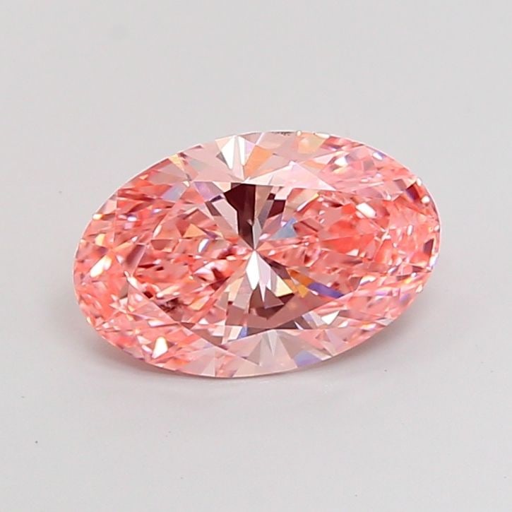 Loose Diamond - OVAL 3.1ct Fancy Vivid Pink VS1: Loose Diamond - OVAL 3.1ct Fancy Vivid Pink VS1 Source: This is a real non-mined Diamond that has been grown in a lab Shape: OVAL Carats: 3.1 Color: Fancy Vivid Pink Certification: IGI Video: Video