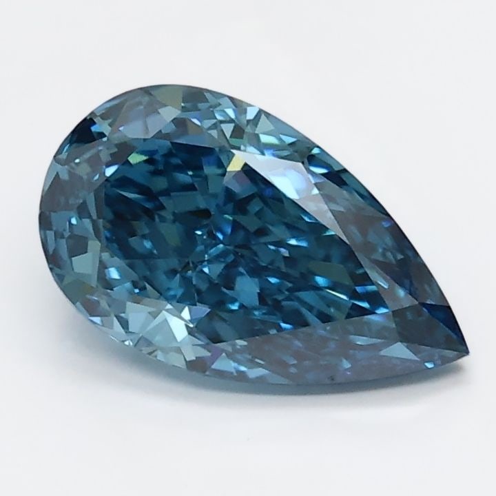 Loose Diamond - PEAR 1.22ct Blue VS1: Loose Diamond - PEAR 1.22ct Blue VS1 Source: This is a real non-mined Diamond that has been grown in a lab Shape: PEAR Carats: 1.22 Color: Blue Certification: NONE Video: Video Link The Diamond
