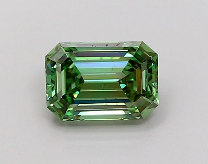 Loose Diamond - EMERALD 1.07ct Fancy Vivid Green VVS2 (1 of 1)