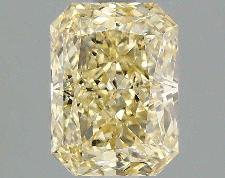 Loose Diamond - RADIANT 2.12ct Fancy Intense Yellow VS1: Loose Diamond - RADIANT 2.12ct Fancy Intense Yellow VS1 Source: This is a real non-mined Diamond that has been grown in a lab Shape: RADIANT Carats: 2.12 Color: Fancy Intense Yellow Certification: IGI