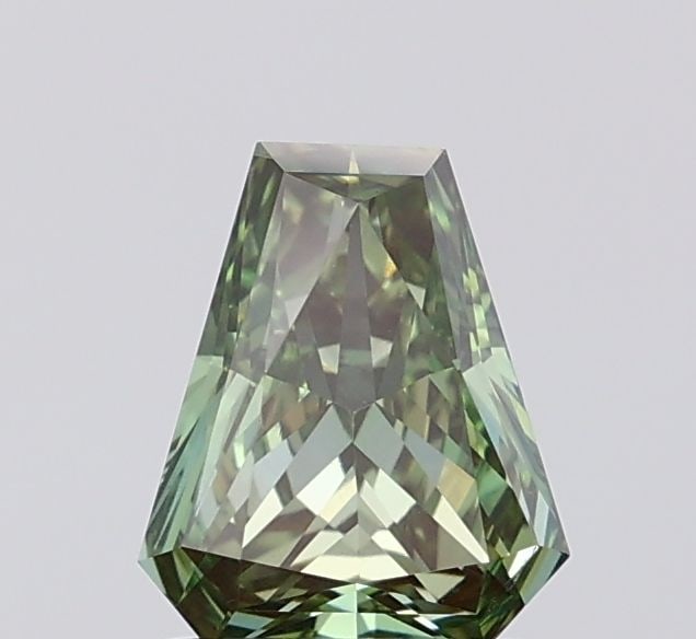 Loose Diamond - HEXAGONAL 1.0ct Fancy Vivid Green VS1 (1 of 1)