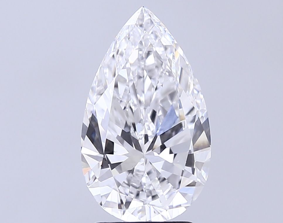 Loose Diamond - PEAR 3.0ct D VS2: Loose Diamond - PEAR 3.0ct D VS2 Source: This is a real non-mined Diamond that has been grown in a lab Shape: PEAR Carats: 3.0 Color: D Clarity: VS2 Certification: IGI Video: