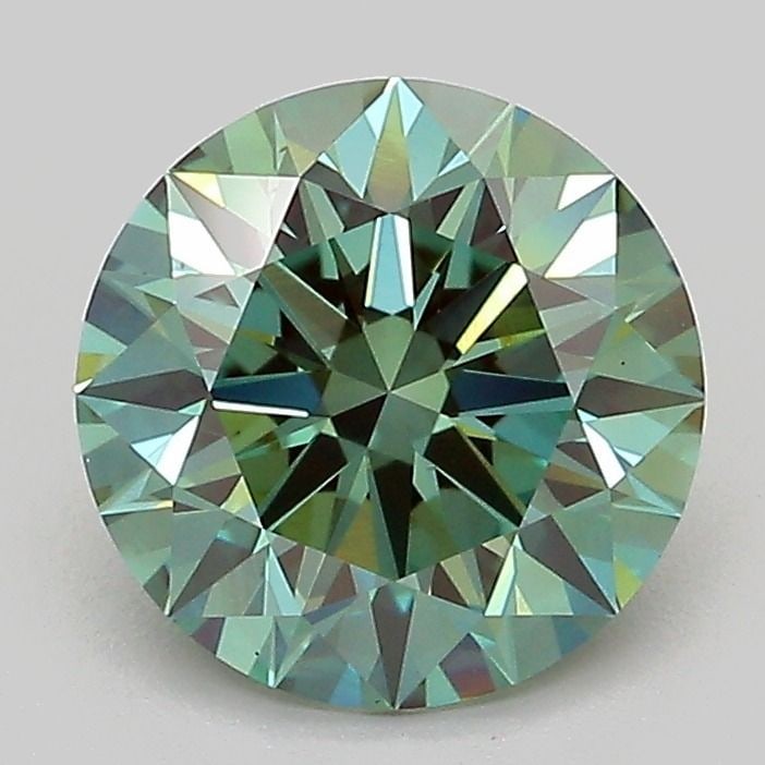 Ideal Loose Diamond - ROUND 2.04ct Fancy Vivid Green VVS2: Ideal Loose Diamond - ROUND 2.04ct Fancy Vivid Green VVS2 Source: This is a real non-mined Diamond that has been grown in a lab Shape: ROUND Carats: 2.04 Color: Fancy Vivid Green Certification: IGI