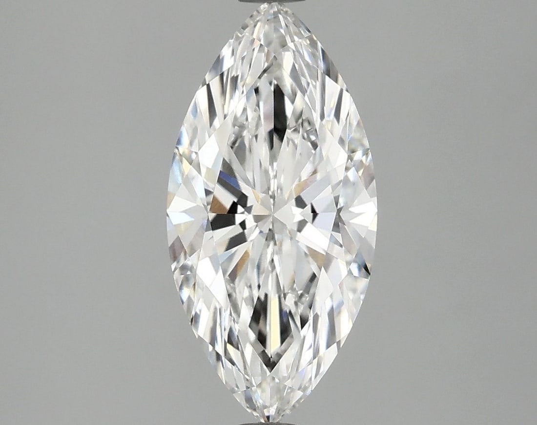 Loose Diamond - MARQUISE 2.1ct F VVS1: Loose Diamond - MARQUISE 2.1ct F VVS1 Source: This is a real non-mined Diamond that has been grown in a lab Shape: MARQUISE Carats: 2.1 Color: F Clarity: VVS1 Certification: IGI Video: Video Link 
