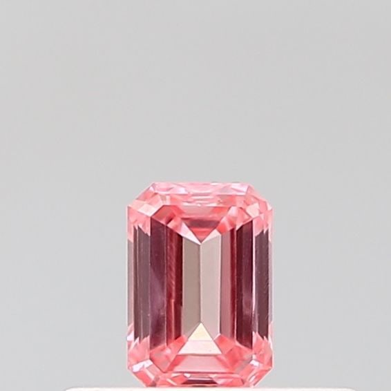 Loose Diamond - EMERALD 0.24ct Fancy Vivid Pink VS1: Loose Diamond - EMERALD 0.24ct Fancy Vivid Pink VS1 Source: This is a real non-mined Diamond that has been grown in a lab Shape: EMERALD Carats: 0.24 Color: Fancy Vivid Pink Certification: IGI Video: