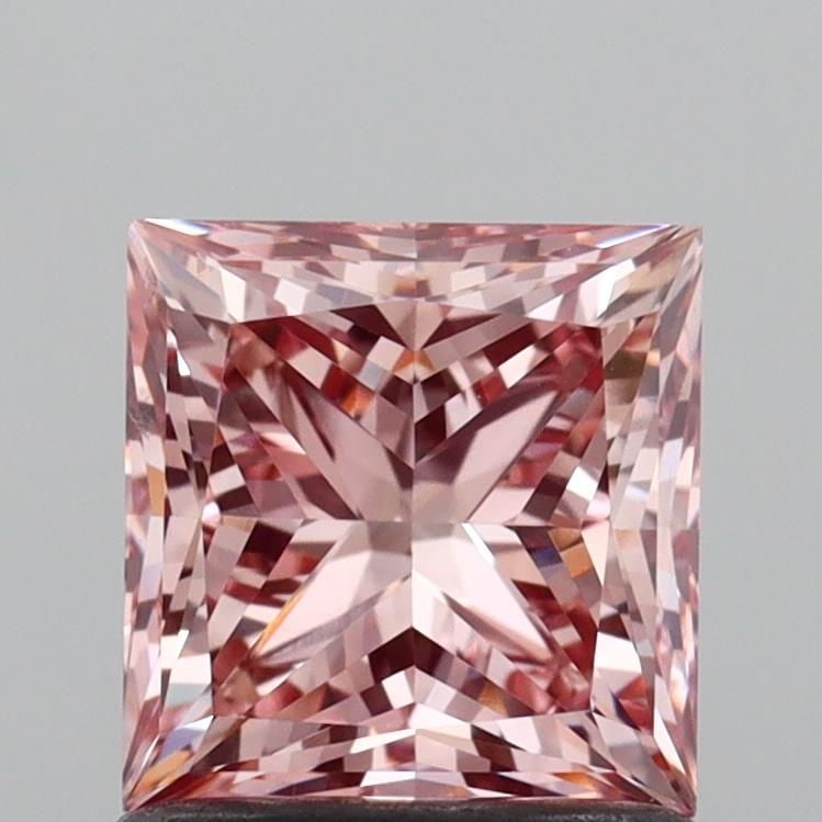 Loose Diamond - PRINCESS 1.24ct Fancy Intense Brownish Pink VS2: Loose Diamond - PRINCESS 1.24ct Fancy Intense Brownish Pink VS2 Source: This is a real non-mined Diamond that has been grown in a lab Shape: PRINCESS Carats: 1.24 Color: Fancy Intense Brownish Pink Ce