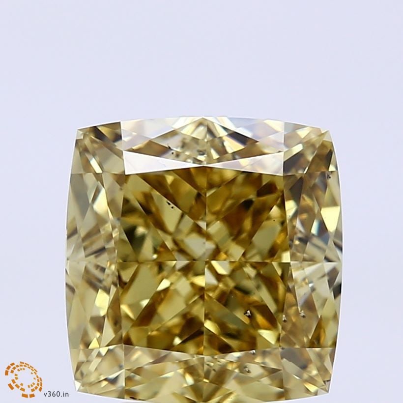 Loose Diamond - CUSHION MODIFIED 5.08ct Fancy Intense Yellow VS2: Loose Diamond - CUSHION MODIFIED 5.08ct Fancy Intense Yellow VS2 Source: This is a real non-mined Diamond that has been grown in a lab Shape: CUSHION MODIFIED Carats: 5.08 Color: Fancy Intense Yellow