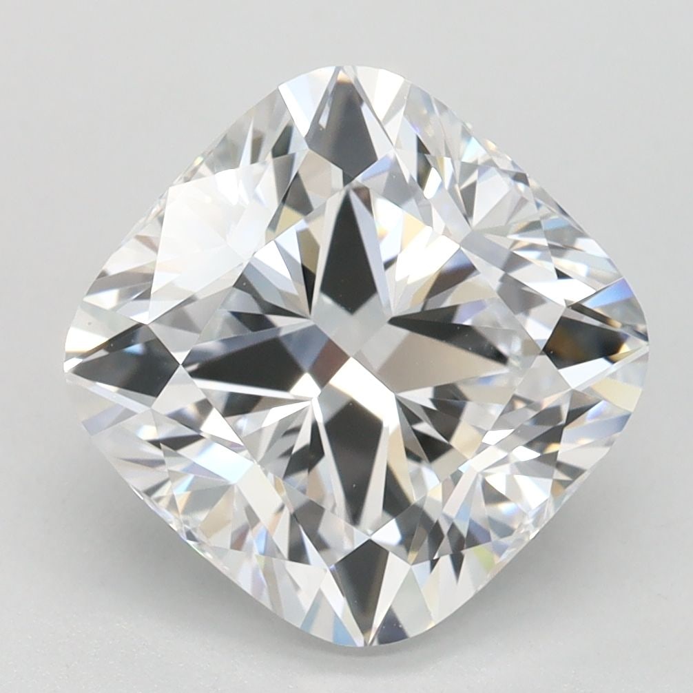 Loose Diamond - CUSHION MODIFIED 3.35ct D FL: Loose Diamond - CUSHION MODIFIED 3.35ct D FL Source: This is a real non-mined Diamond that has been grown in a lab Shape: CUSHION MODIFIED Carats: 3.35 Color: D Clarity: FL Certification: IGI Video: