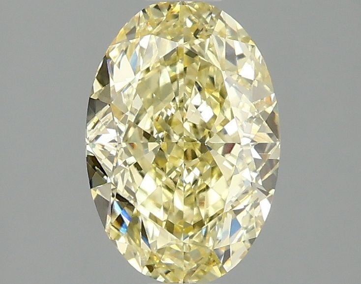 Loose Diamond - OVAL 1.59ct Fancy Intense Yellow VVS2: Loose Diamond - OVAL 1.59ct Fancy Intense Yellow VVS2 Source: This is a real non-mined Diamond that has been grown in a lab Shape: OVAL Carats: 1.59 Color: Fancy Intense Yellow Certification: IGI Vide