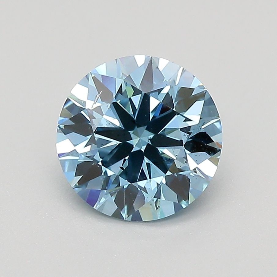 Loose Diamond - ROUND 1.57ct Faint Blue SI2: Loose Diamond - ROUND 1.57ct Faint Blue SI2 Source: This is a real non-mined Diamond that has been grown in a lab Shape: ROUND Carats: 1.57 Color: Faint Blue Certification: IGI Video: