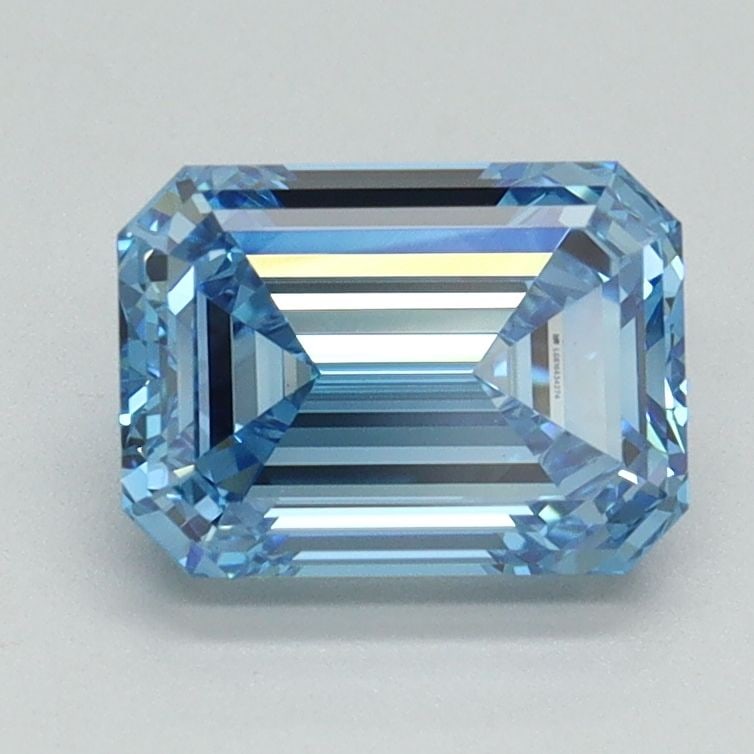 Loose Diamond - EMERALD 1.53ct Fancy Intense Blue VVS2: Loose Diamond - EMERALD 1.53ct Fancy Intense Blue VVS2 Source: This is a real non-mined Diamond that has been grown in a lab Shape: EMERALD Carats: 1.53 Color: Fancy Intense Blue Certification: IGI Vi