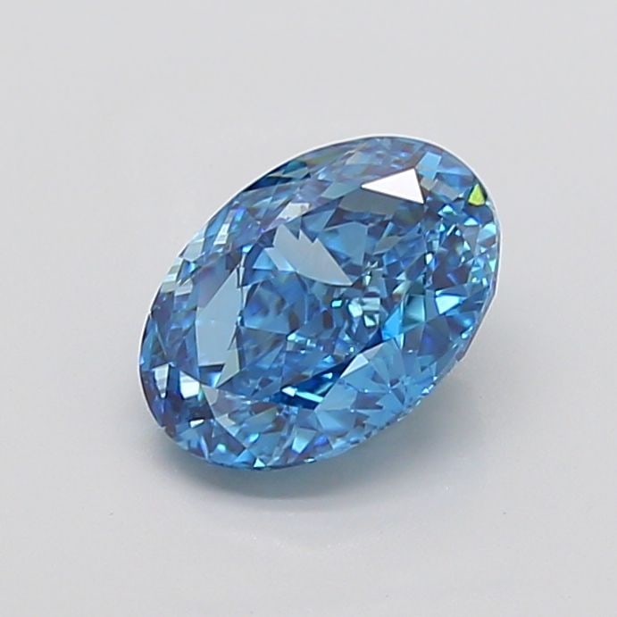 Loose Diamond - OVAL 2.71ct Fancy Vivid Blue VVS2: Loose Diamond - OVAL 2.71ct Fancy Vivid Blue VVS2 Source: This is a real non-mined Diamond that has been grown in a lab Shape: OVAL Carats: 2.71 Color: Fancy Vivid Blue Certification: IGI Video: