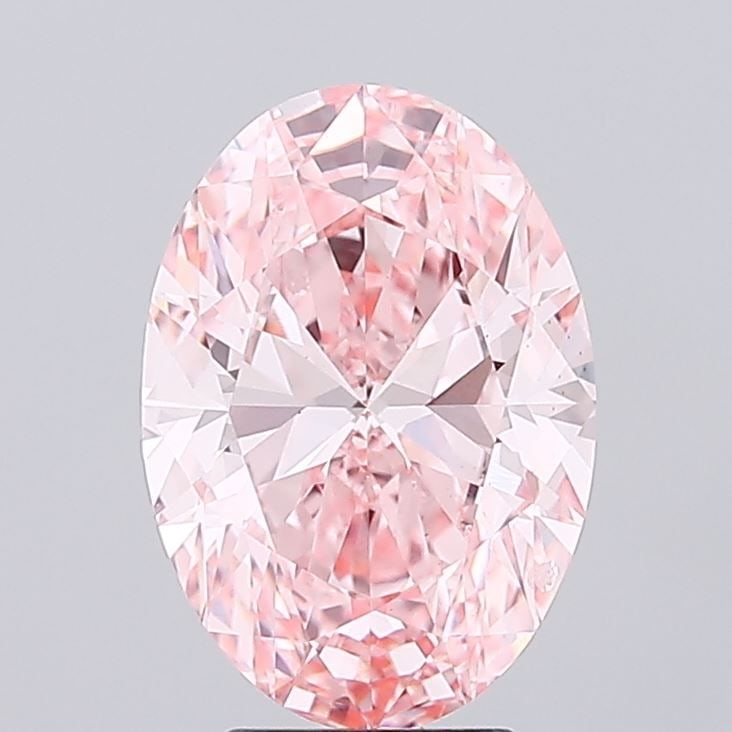 Loose Diamond - OVAL 4.0ct Fancy Vivid Pink VS2: Loose Diamond - OVAL 4.0ct Fancy Vivid Pink VS2 Source: This is a real non-mined Diamond that has been grown in a lab Shape: OVAL Carats: 4.0 Color: Fancy Vivid Pink Certification: IGI Video: Video
