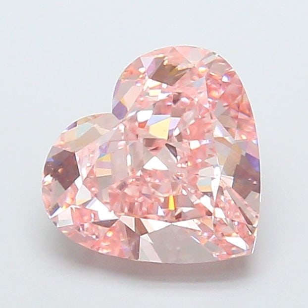 Loose Diamond - HEART 4.0ct Fancy Intense Pink VS1: Loose Diamond - HEART 4.0ct Fancy Intense Pink VS1 Source: This is a real non-mined Diamond that has been grown in a lab Shape: HEART Carats: 4.0 Color: Fancy Intense Pink Certification: IGI Video: