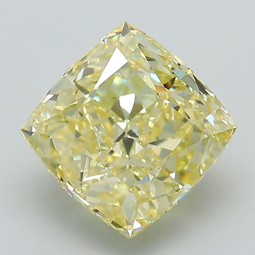 Loose Diamond - CUSHION MODIFIED 3.53ct Fancy Intense Yellow VS1: Loose Diamond - CUSHION MODIFIED 3.53ct Fancy Intense Yellow VS1 Source: This is a real non-mined Diamond that has been grown in a lab Shape: CUSHION MODIFIED Carats: 3.53 Color: Fancy Intense Yellow