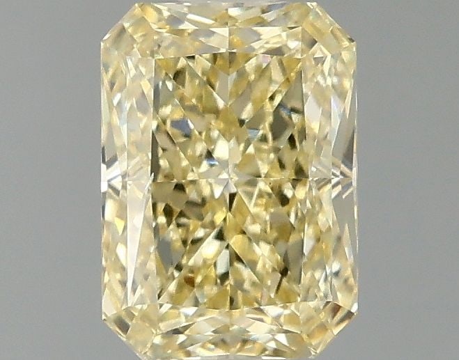 Loose Diamond - RADIANT 1.49ct Fancy Intense Yellow VS2: Loose Diamond - RADIANT 1.49ct Fancy Intense Yellow VS2 Source: This is a real non-mined Diamond that has been grown in a lab Shape: RADIANT Carats: 1.49 Color: Fancy Intense Yellow Certification: IGI