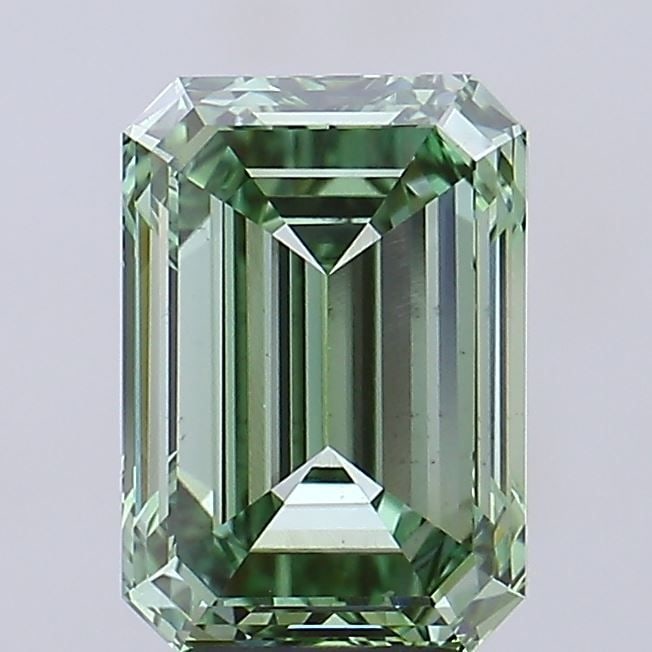 Loose Diamond - EMERALD 4.08ct Fancy Vivid Green VS1: Loose Diamond - EMERALD 4.08ct Fancy Vivid Green VS1 Source: This is a real non-mined Diamond that has been grown in a lab Shape: EMERALD Carats: 4.08 Color: Fancy Vivid Green Certification: IGI Video