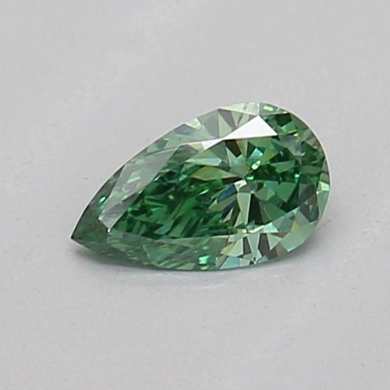Loose Diamond - PEAR 0.15ct Fancy Vivid Green VS1: Loose Diamond - PEAR 0.15ct Fancy Vivid Green VS1 Source: This is a real non-mined Diamond that has been grown in a lab Shape: PEAR Carats: 0.15 Color: Fancy Vivid Green Certification: IGI Video: