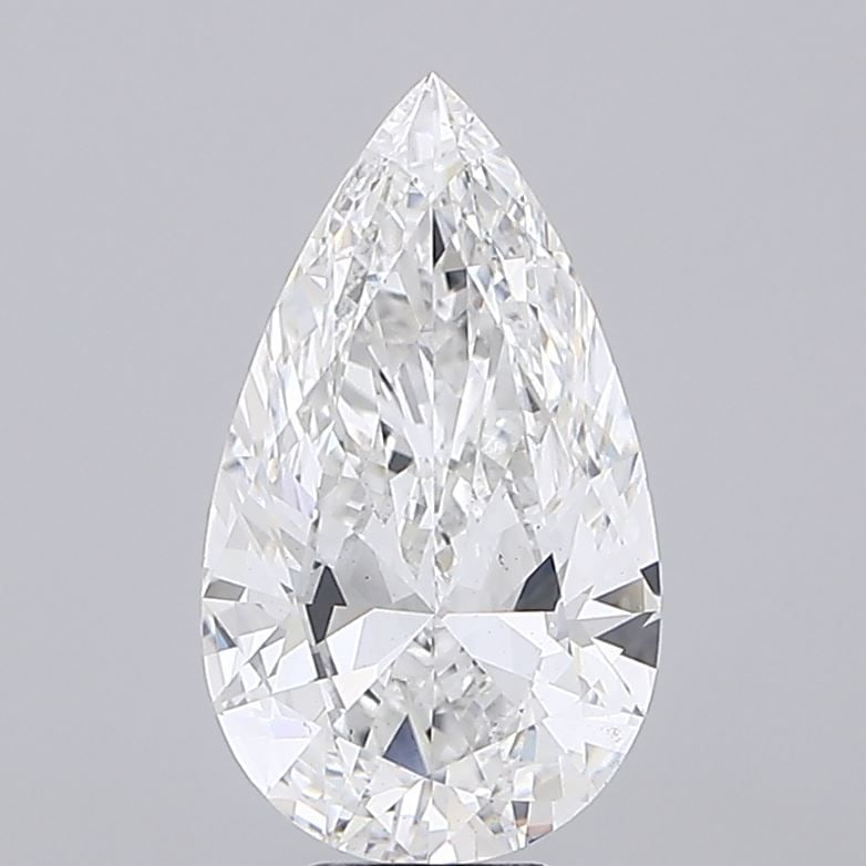 Loose Diamond - PEAR 5.02ct E VS2: Loose Diamond - PEAR 5.02ct E VS2 Source: This is a real non-mined Diamond that has been grown in a lab Shape: PEAR Carats: 5.02 Color: E Clarity: VS2 Certification: IGI Video: