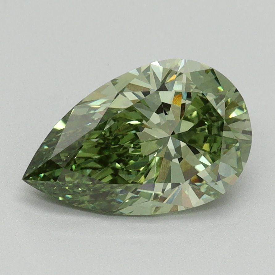 Loose Diamond - PEAR 1.59ct Fancy Vivid Green VVS2 (1 of 1)