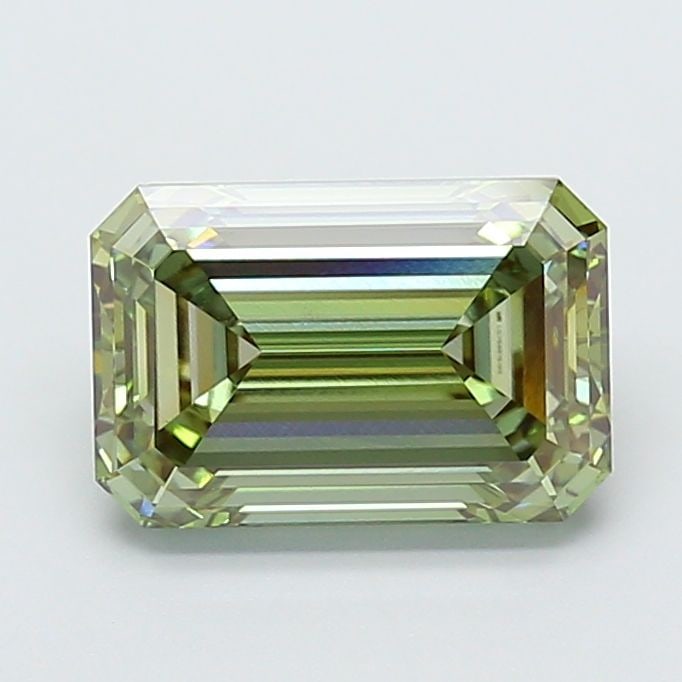 Loose Diamond - EMERALD 4.1ct Fancy Vivid Green VVS2: Loose Diamond - EMERALD 4.1ct Fancy Vivid Green VVS2 Source: This is a real non-mined Diamond that has been grown in a lab Shape: EMERALD Carats: 4.1 Color: Fancy Vivid Green Certification: IGI Video: