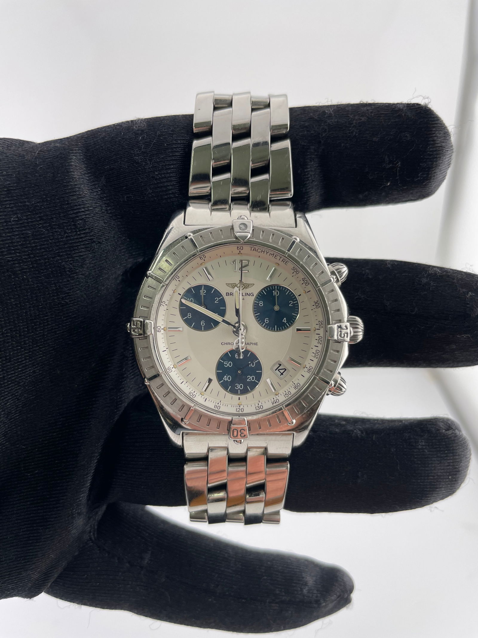 Sirius A53011 Mens Watch with Five Row Bracelet Silver Dial (1 of 3)